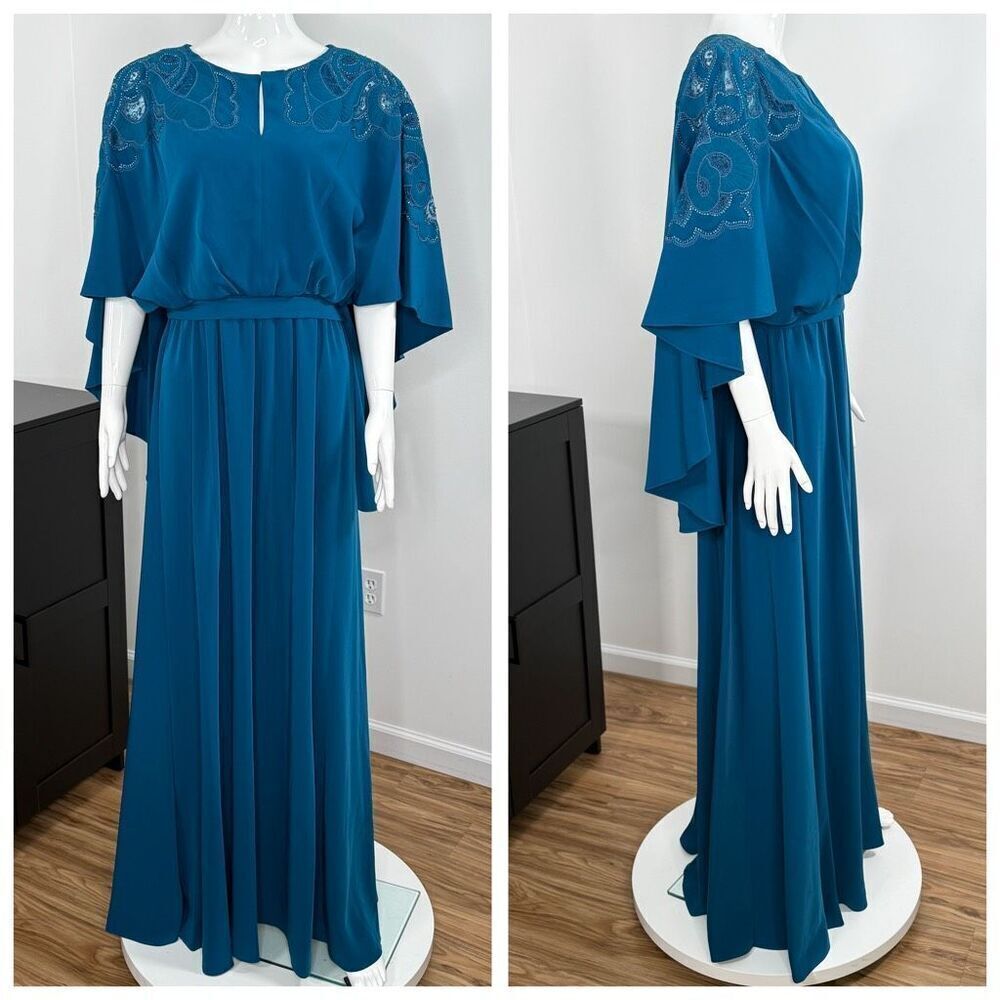 SACHIN & BABI Wren Gown Moroccan Size 14 - Picture 5 of 13